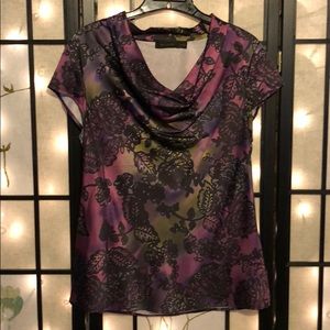 The Limited iridescent blouse